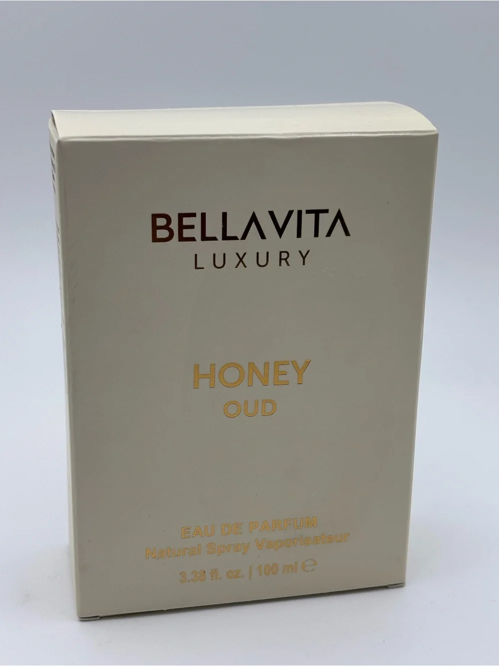 BELLAVITA LUXURY HONEY OUD , 3.38 fl Oz Natural Spray  100ml